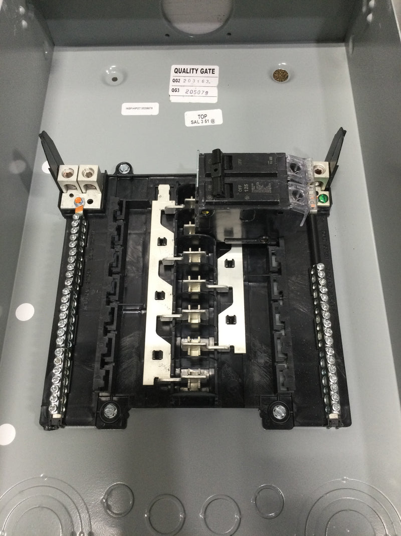 GE TM1212RCUBK1 125 Amp 12/24 Space 120/240v Load Center Outdoor Value Pack