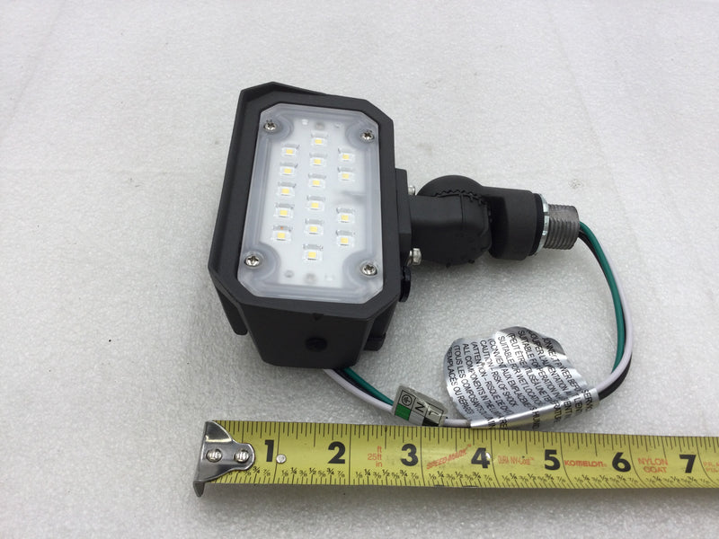 Topaz F-FL/15/50K/KN/BZ-87 15 Watt Low Power LED Flood Light 120-277 VAC 1800 Lumens with Knuckle Mount