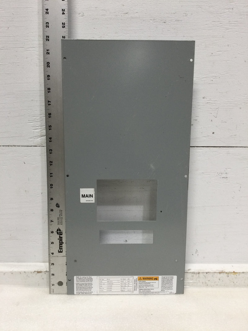 Eaton Cutler Hammer Panel Board Prl1a Cover/ Dead Front Only Nema1 22" x 10 5/8"