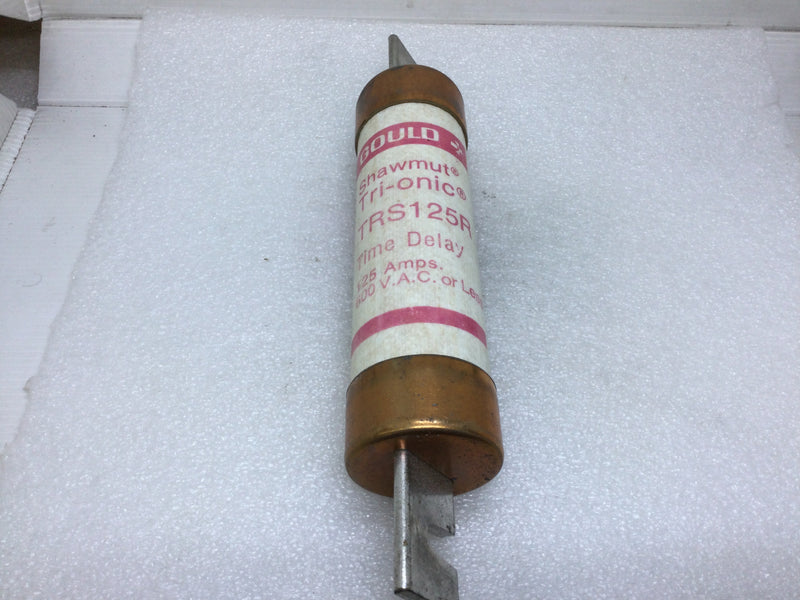 Gould/Shawmut Tri-Onic TRS125R 125 Amp 600V or Less Time Delay Fuse Class RK5 Current Limiting