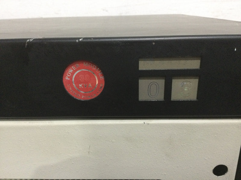 United Power BE23620-003 KVA 30 S/N 2892 High Isolation Transformer