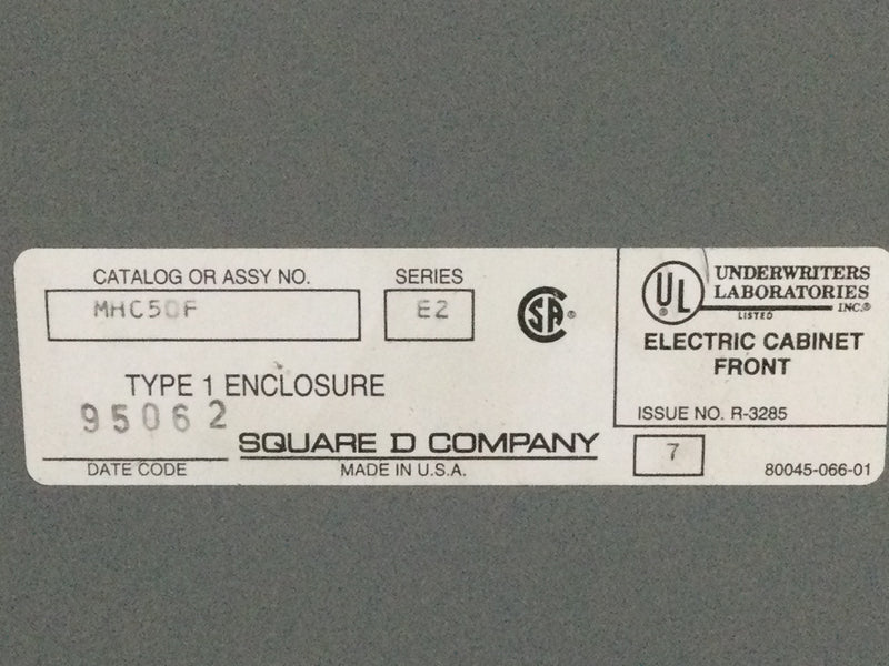 Square D NQOD442L225 225 Amps 208Y/120V 3 Phase 4 Wire Series E1 MHC50F 50" x 20" w/Q2L3200 Circuit Breaker