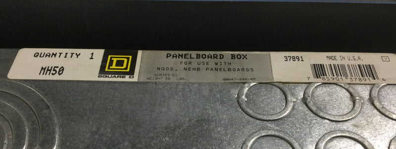 Square D NQOD442L225 225 Amps 208Y/120V 3 Phase 4 Wire Series E1 MHC50F 50" x 20" w/Q2L3200 Circuit Breaker