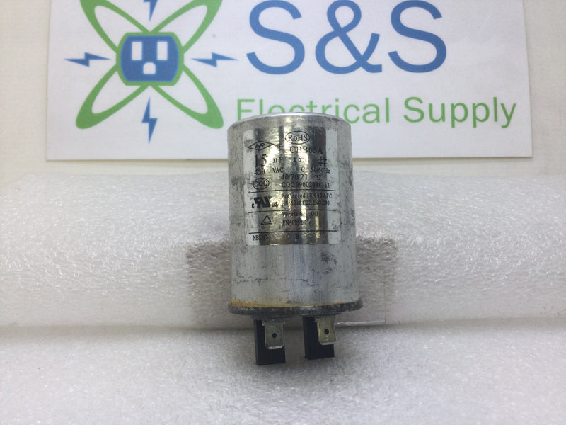 CBB65A Capacitor 15uf +/-5% 450 VAC 50/60 Hz (CQC09002038363)