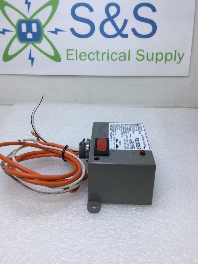 RIB Functional Devices RIB2401SB 20 Amp Relay SPST-N/O 24 VAC/DC/120VAC w/Override Switch