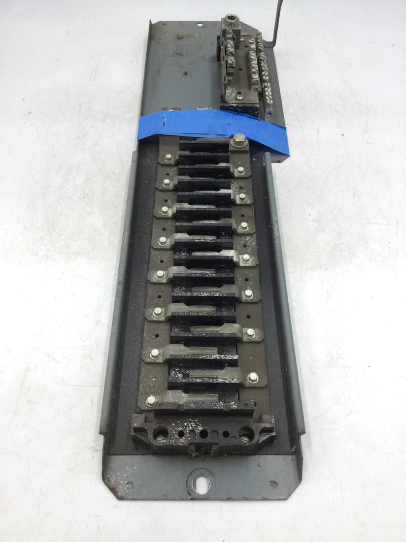 Square D QON30MG150 30 Circuit 150 Amp 120/240VAC Main Breaker Panel Guts Only 7" x 25"