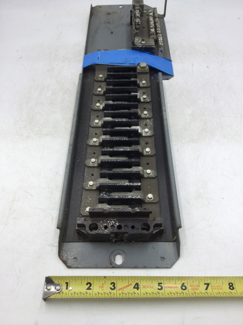 Square D QON30MG150 30 Circuit 150 Amp 120/240VAC Main Breaker Panel Guts Only 7" x 25"