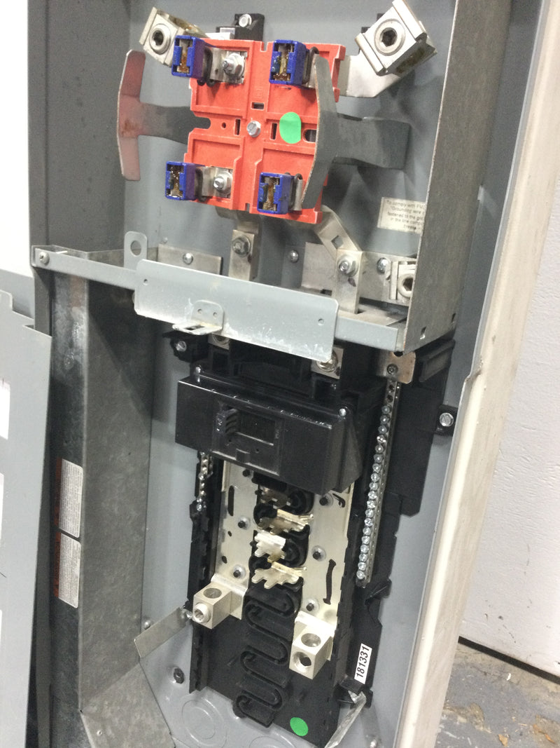 Square D Meter Main RC816F200C 200 Amp 120/240V 1 Phase 3 Wire Type 3R 8 Space 16 Circuit