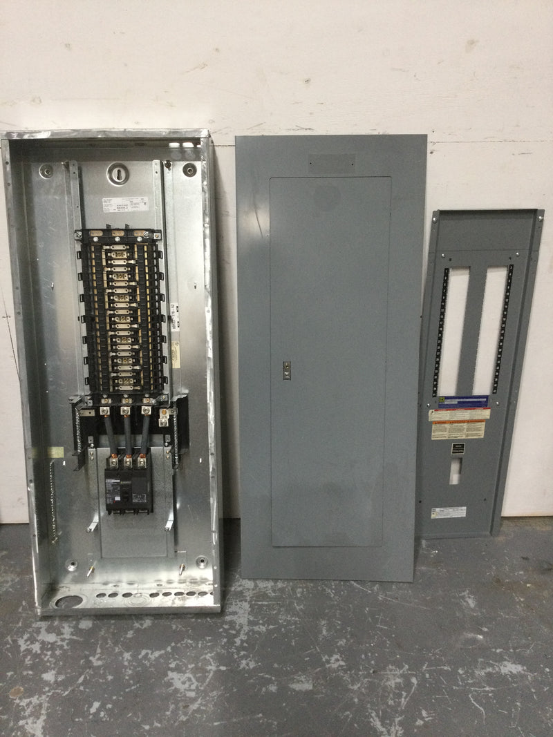 Square D NC50S with Square D NQ442L2C 225 Amp 240v 3 Phase 4 Wire Type 1 42 Space Panelboard Enclosure w/Main Breaker 50" x 20"