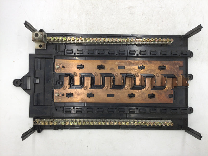 Siemens SNW1224L1200T 8 Space MLO 120/240VAC Type Q Breaker Panel Guts Only 10" x 18"