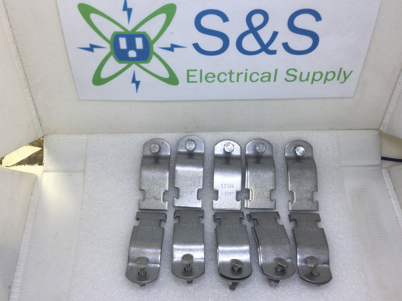 1 1/4" Strut Clamp Stainless Steel