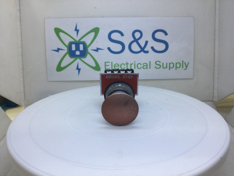 Siemens 52PA2A2 Pushbutton w/ 2 X 52BAJ Contact Blocks