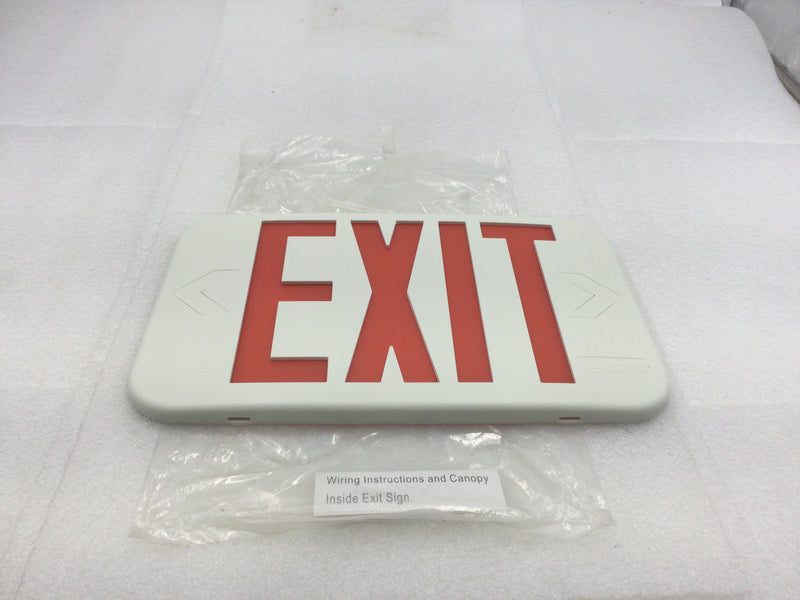 Lithonia Lighting LED Exit Light Cover Only for LHQM LED R M6 11.75" X 7"