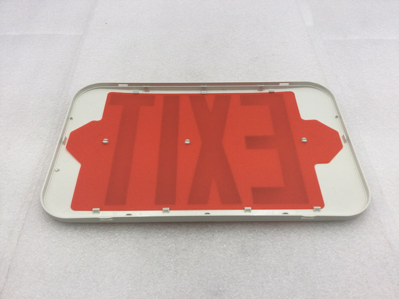 Lithonia Lighting LED Exit Light Cover Only for LHQM LED R M6 11.75" X 7"