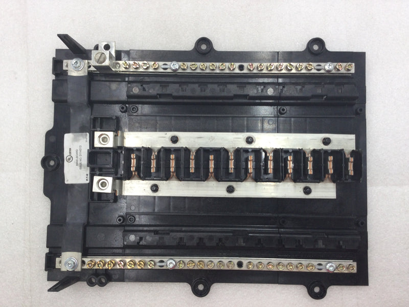 Eaton/Cutler-Hammer CH Series 12 Space/24 Circuit 125 Amp 120/240 VAC Load Center Guts Only 9" X 13"