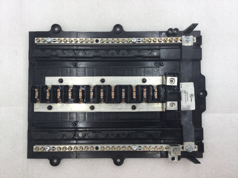 Eaton/Cutler-Hammer CH Series 12 Space/24 Circuit 125 Amp 120/240 VAC Load Center Guts Only 9" X 13"