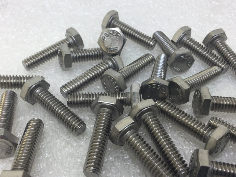 1/4" x 1" Hex Nut Stainless Steel