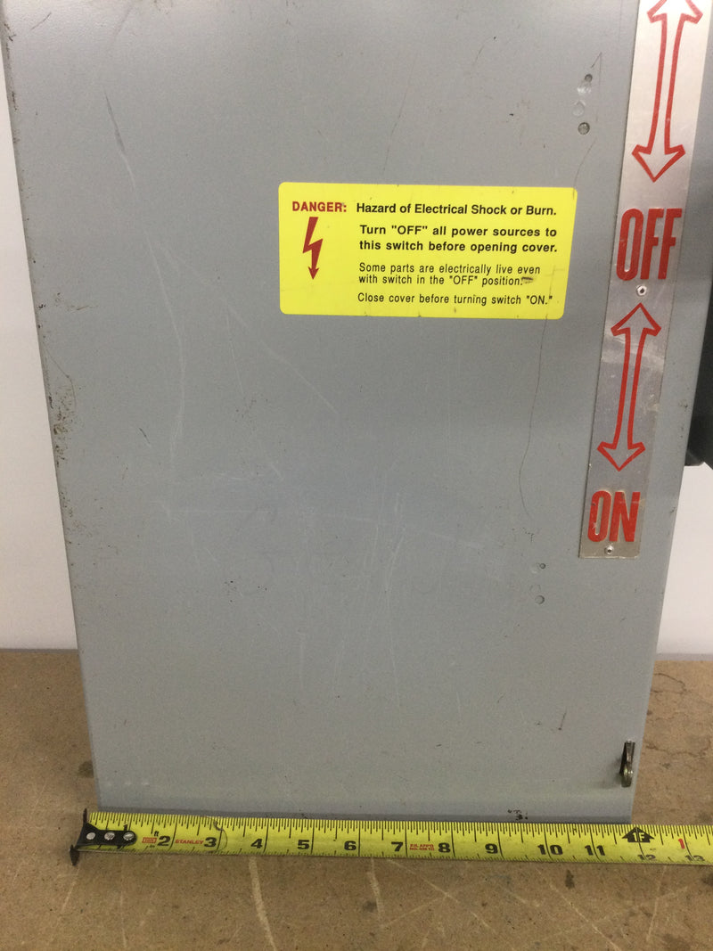 Siemens NF322DTK Non-Fusible Disconnect Switch 60 Amp 240 Volt 3 Pole Nema 1