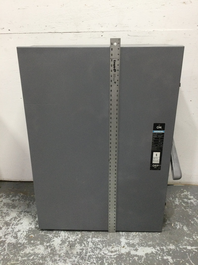 Siemens ITE Enclosed Switch Heavy Duty, F-357L Series A Type 1 Enclosure, 800 AMP, 600V