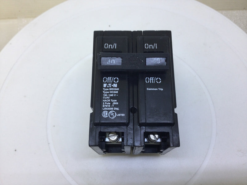 Eaton BRH240 40 Amp 2 Pole 22K Circuit Breaker