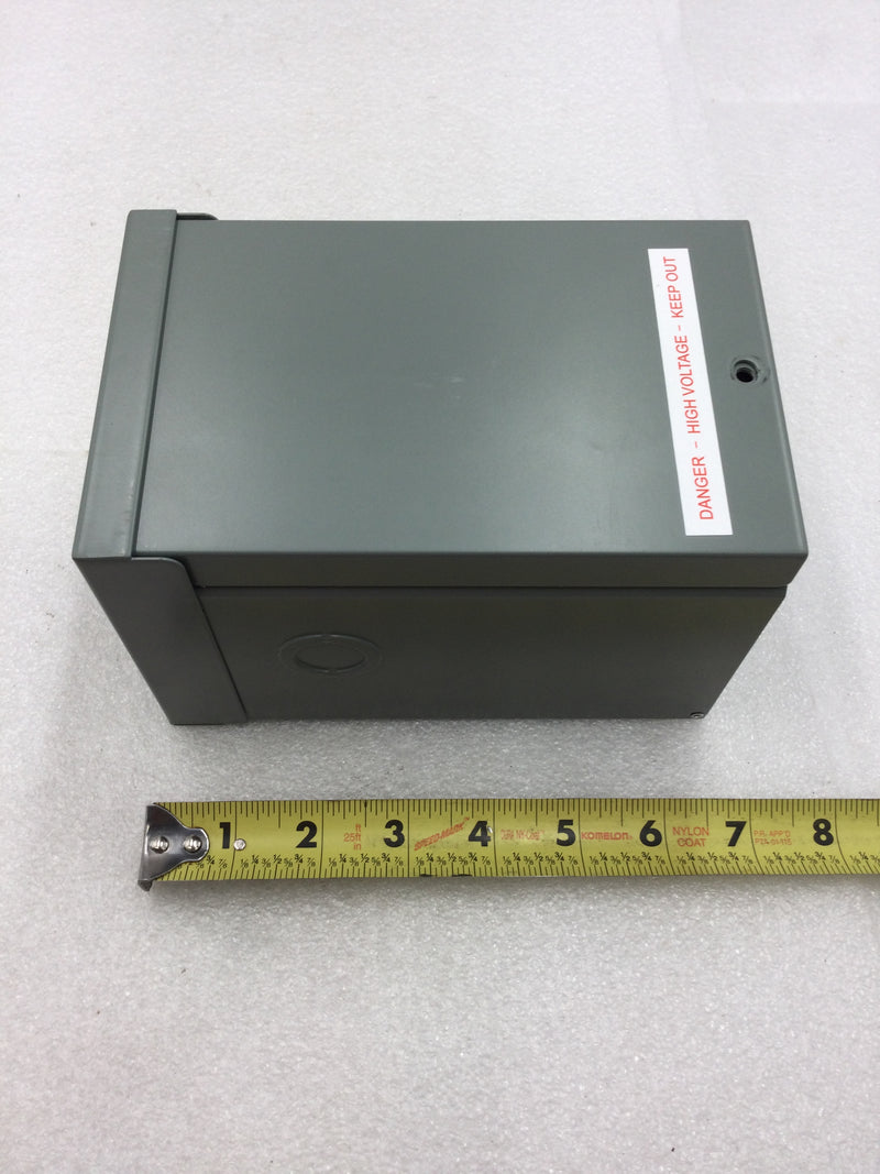 Connecticut Electric PI30 30 Amp Power Inlet Box Single Phase 120/240 VAC Nema 3R Enclosure