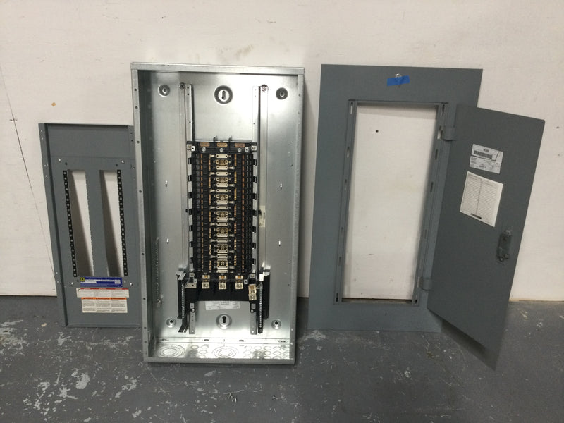 Square D NC38S with NQ442L2C 225 Amp 240v 3 Phase 4 Wire Type 1 42 Space Panelboard Enclosure 38" x 20"