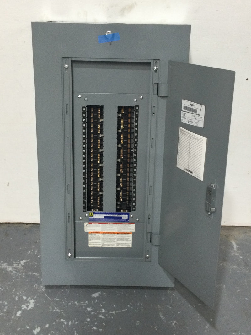 Square D NC38S with NQ442L2C 225 Amp 240v 3 Phase 4 Wire Type 1 42 Space Panelboard Enclosure 38" x 20"