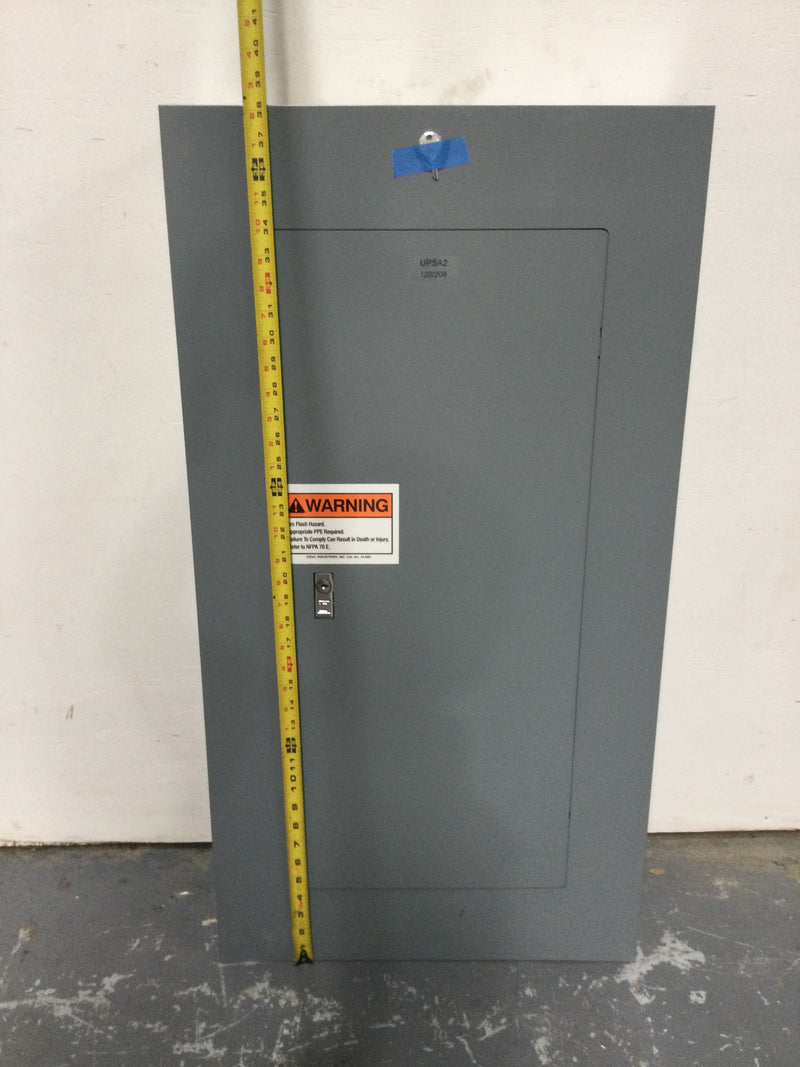 Square D NC38S with NQ442L2C 225 Amp 240v 3 Phase 4 Wire Type 1 42 Space Panelboard Enclosure 38" x 20"