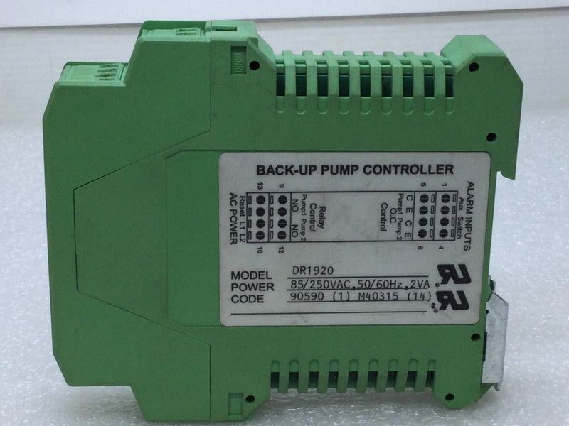 Wilkerson Instruments DR1920 Back-Up Pump Controller Power:85/250V, 2VA 50/60Hz