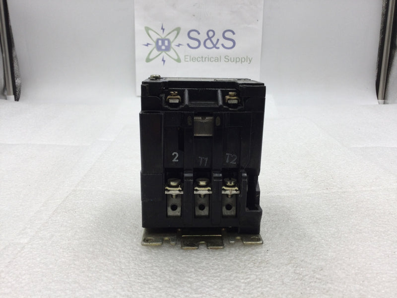 Square D 8502SBO1 Nema Size 0 Starter/Contactor 2 Pole 115/230 VAC 1-2 HP with 120 VAC Coil and without Overload Relay