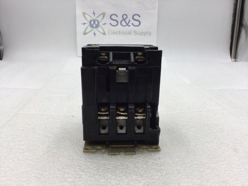 Square D 8536SBG2 Nema Size 0 Contactor/Starter 3 Phase 200-575 VAC 3-5 HP with 120 VAC Coil and without Overload Relay