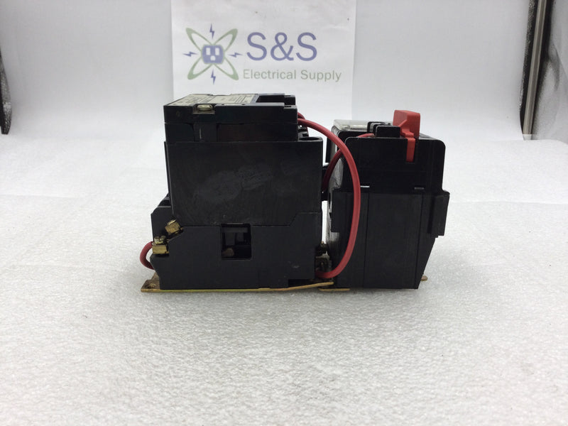 Square D 8536SBG2H20S Nema Size 0 3 Phase 200-575 VAC 3-5 HP Contactor/Starter with 120 VAC Coil