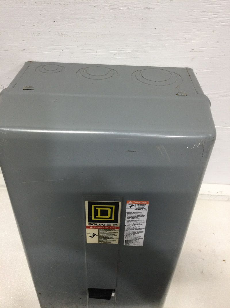 Square D 8536SE01S 90 Amp 600VAC Series A Motor Starter