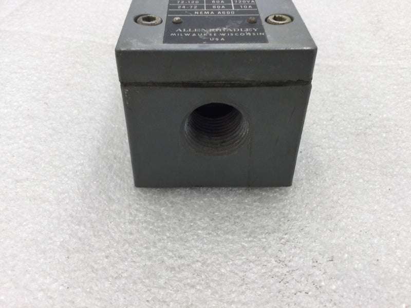 Allan Bradley 802X-A4 Series C Limit Switch, Nema Type 4 Watertight