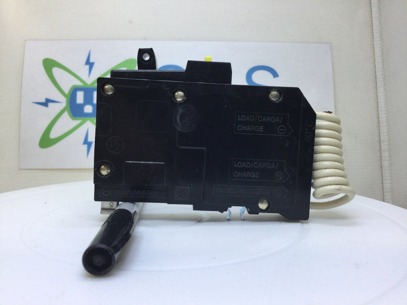 Square D QO120GFI 20 Amp 1 Pole 120 Volt Large Trip GFCI Circuit Breaker - New Style