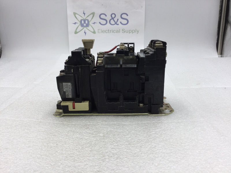 Allen-Bradley 509-AOD Starter Nema Size 0 3 Phase 18 Amp 600 VAC with Overload Relay with