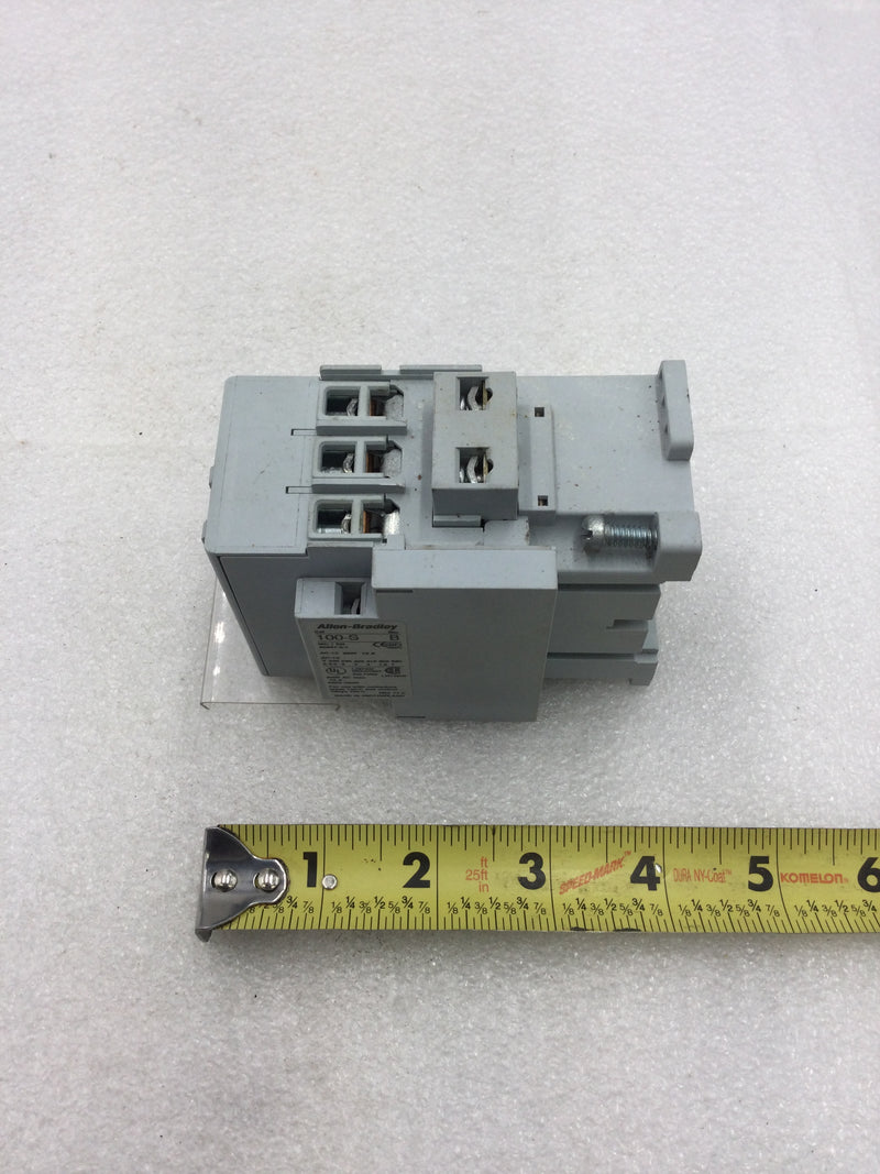 Allen-Bradley 100-C37*00 Series C Contactor/Starter 3 Pole 115-575 VAC 3-30 HP with 120 VAC Coil and 100-SB10 Auxiliary Contact Module