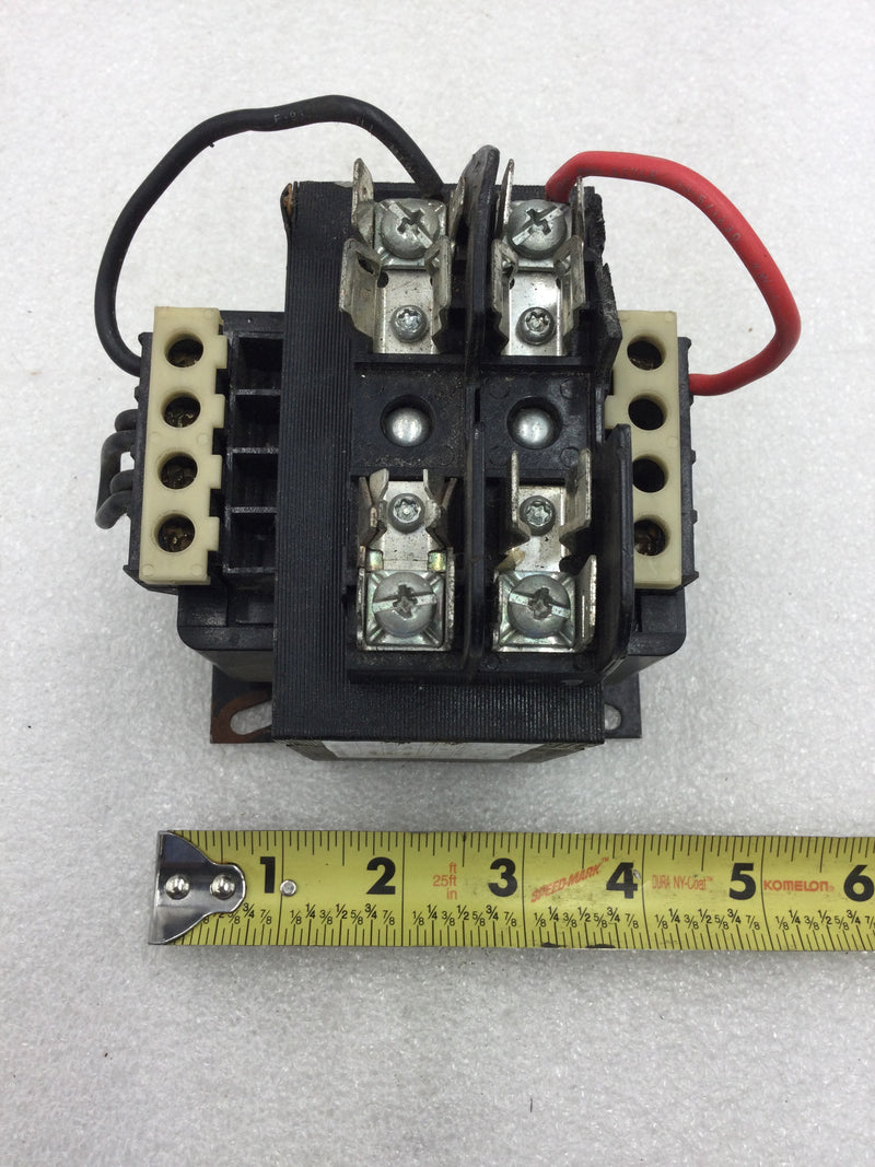 Allen-Bradley 1497-C-BASX-3-N Industrial Control Transformer Primary 240/480 VAC Secondary 110/120 VAC with Fuse Holders