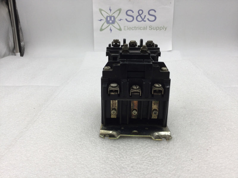 Allen-Bradley 500F-BOD93 Series B Contactor/Starter 27 Amp 3 Pole 200-575 VAC 7.5 to 10 HP with 120 VAC Coil