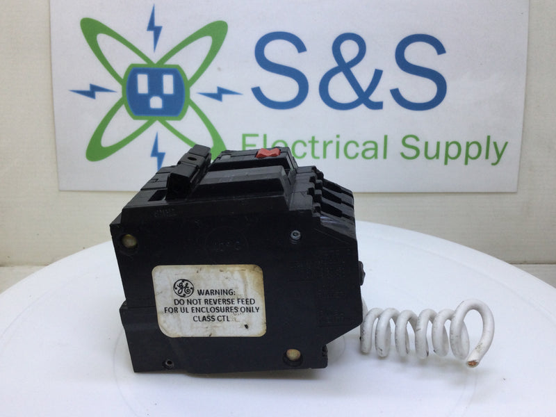 GE General Electric THQL2120GFT 20 Amp 2 Pole 120/240V Plug on Circuit Breaker