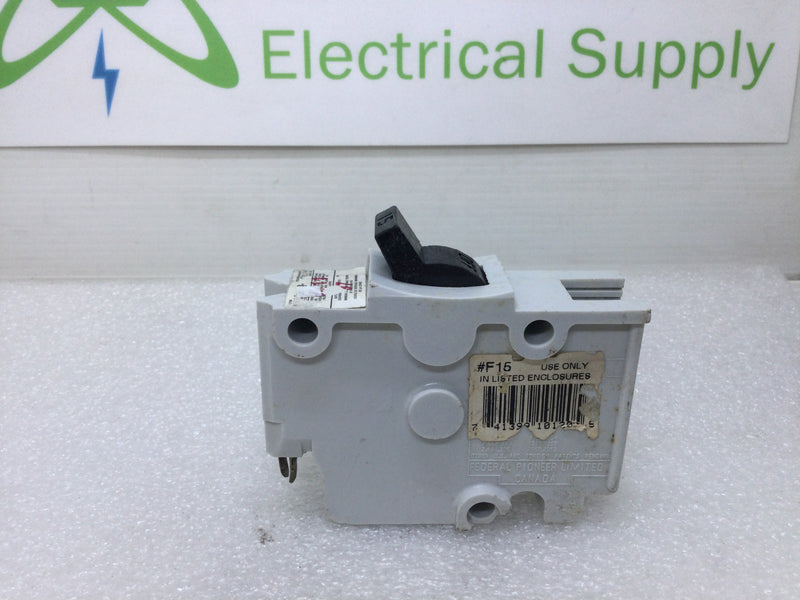Federal Pioneer NA115 15 Amp 1 Pole Circuit Breaker
