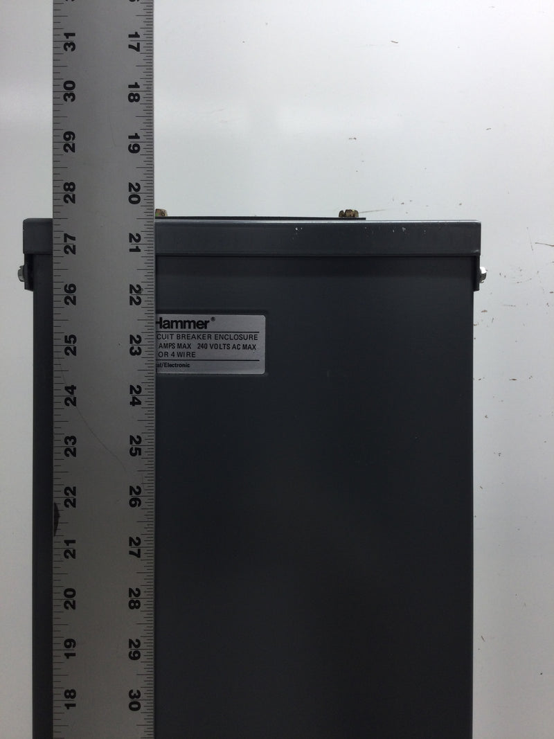 Cutler Hammer RCC 225 Amp Circuit Breaker Enclosure 120/240v Nema3r