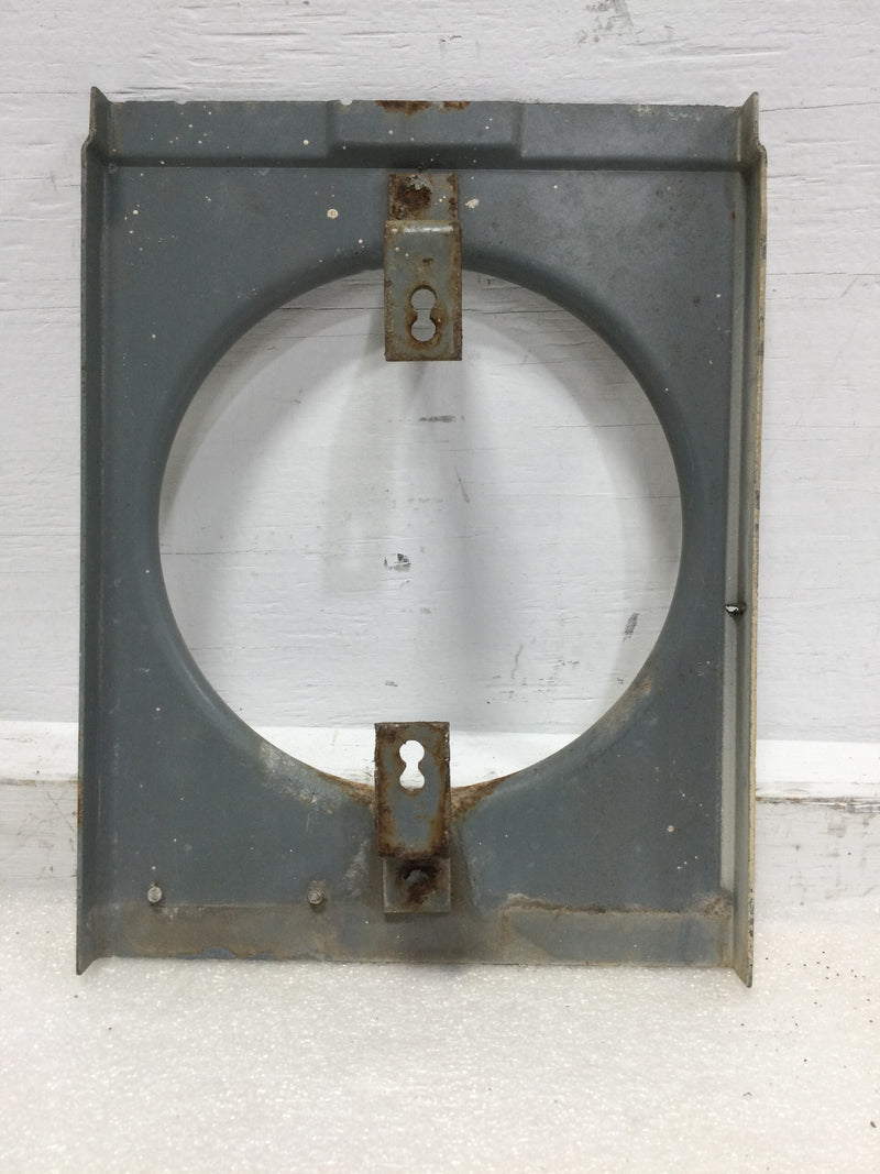 Westinghouse/Bryant Meter QS-4 / QS5 QS/QP Quick-Stack Meter Center Ring Type Meter Cover Raised Ring with Two Back Brackets 9 1/2" x 7 1/4"