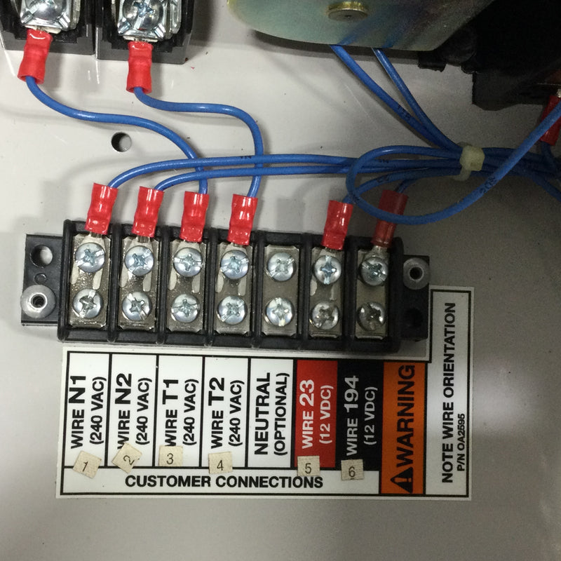 Generac Model 0049451 200 Amp 240V Automatic Transfer Switch Single Phase NEMA 3R