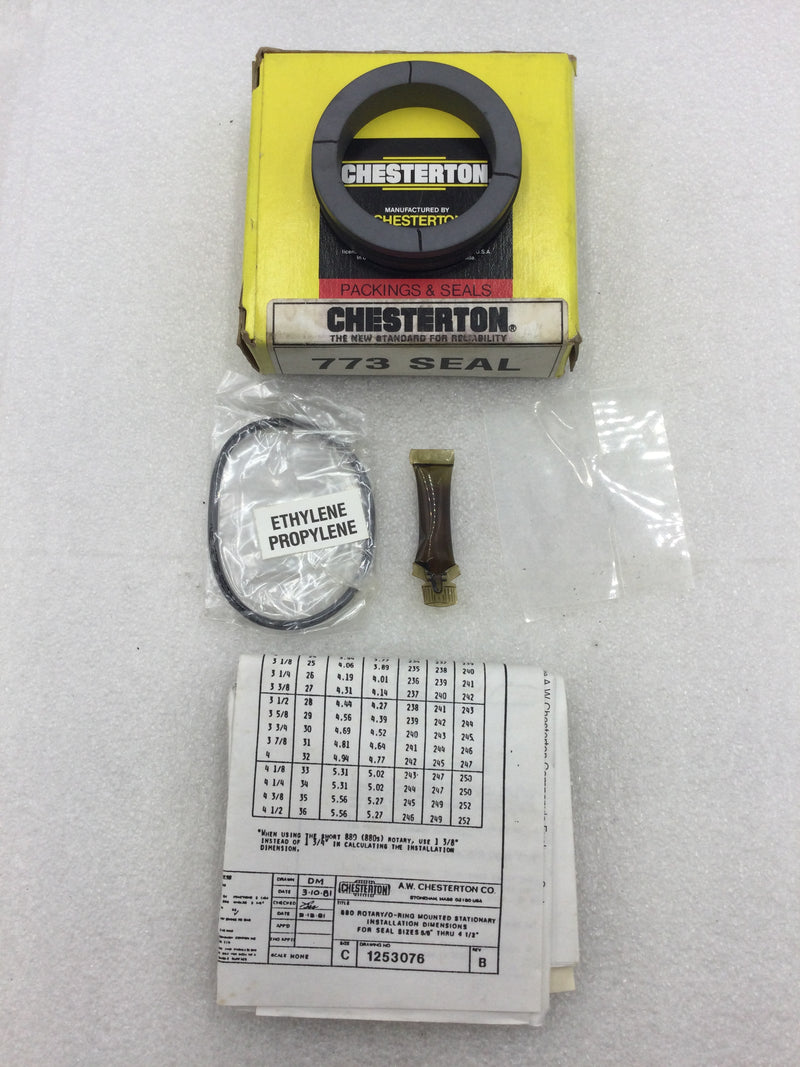 Chesterton 046843 773 O-Ring Seal Size -16/50M Shaft Size 2.000