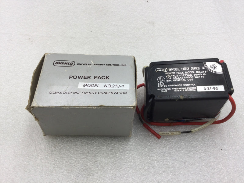 Unenco/Hubbell 213-1 277 VAC 20 Amp Control Module Power Pack 20 Amp 5000 Watt Ballast