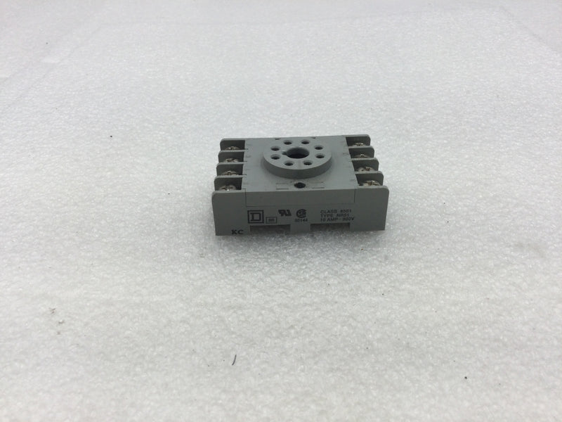 Square D 8501NR51 10 Amp 300v Din Rail Relay Socket Base