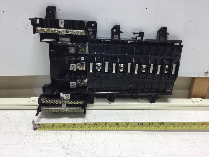 Square D QO324L125G 3 Phase 125 Amp 12 Space/24 Circuit 120/240VAC Load Center Guts Only 10" X 14"