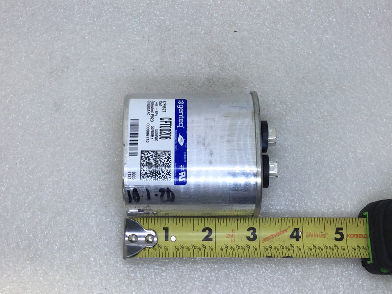 GE/Genteq 97F9627 CPT00206 15uF -/+6% 440VAC 50/60Hz Capacitor