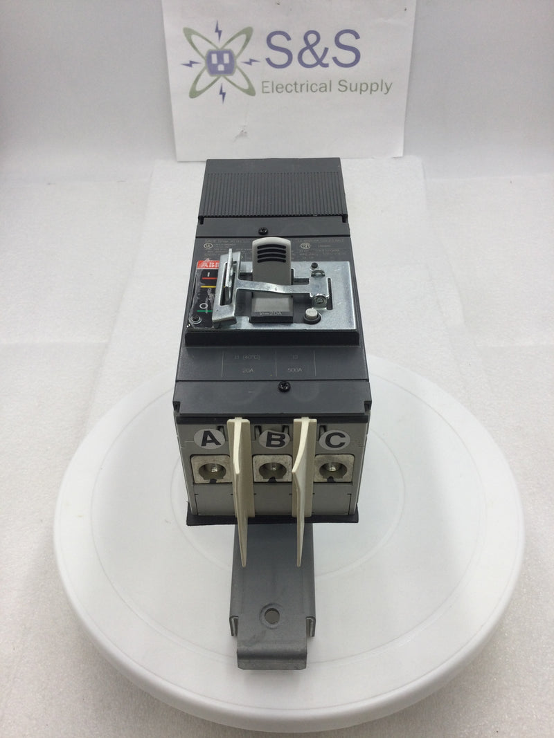 ABB XT1HU3020AYD00GXXX 20 Amp 3 Pole Circuit Breaker